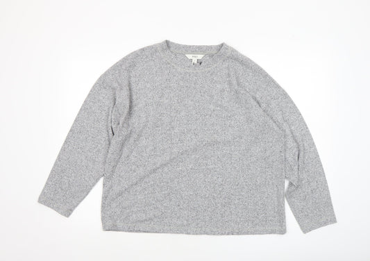 Marks and Spencer Women’s Grey Crew Neck Knit Jumper Size 18