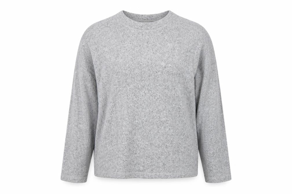 Marks & Spencer Women’s Grey Crew Neck Knit Jumper Size 18