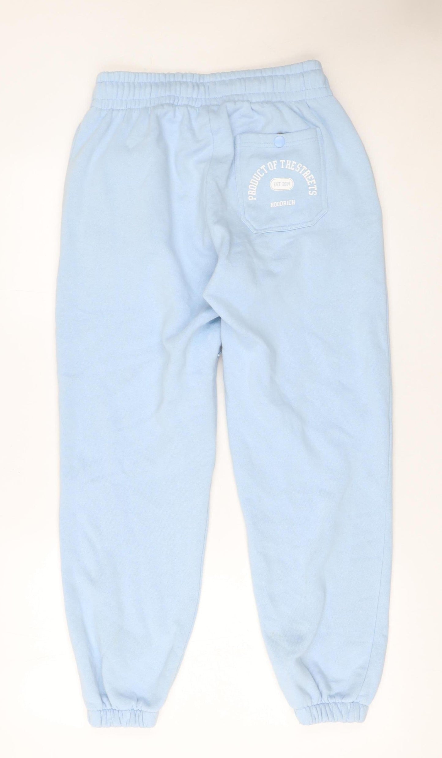 Hoodrich Women’s Blue Sweatpants S Regular Fit Cotton Blend Tapered