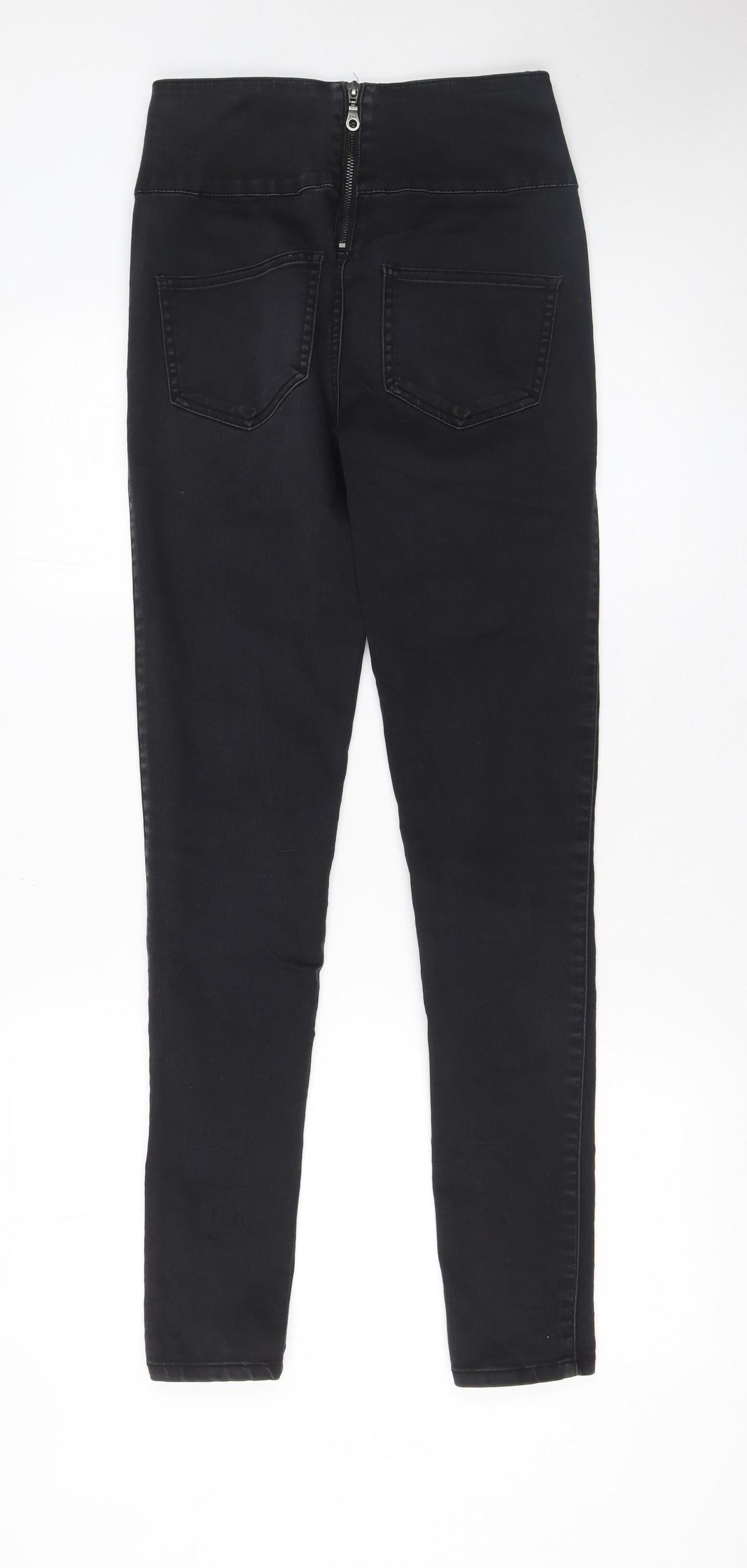 Pieces Womens Black High Waist Stretch Jegging S