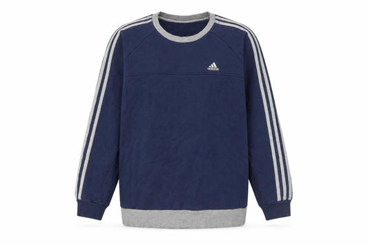 Adidas Men's Blue Pullover Sweatshirt M Sports Crew Neck Fleece
