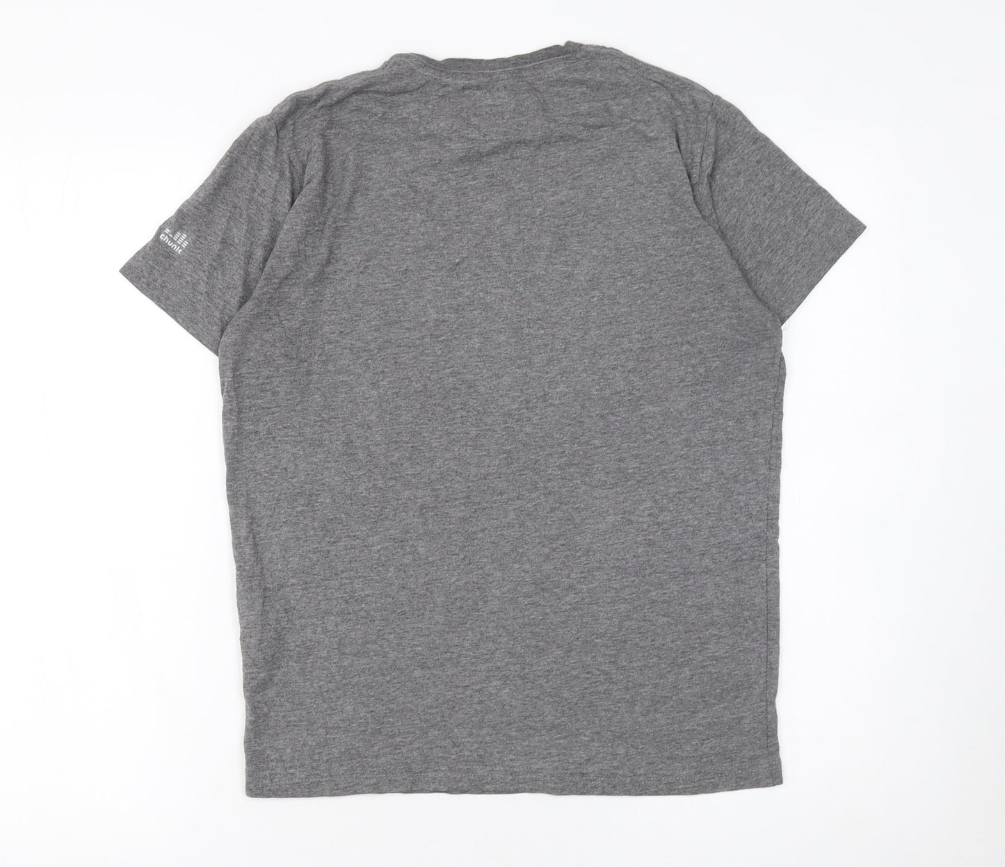 Chunk Clothing Co. Unisex Grey Graphic T-Shirt Small