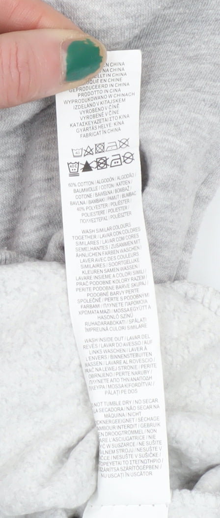 Disney at Primark Girls Grey Stitch Christmas Pullover Jumper 11-12 Years