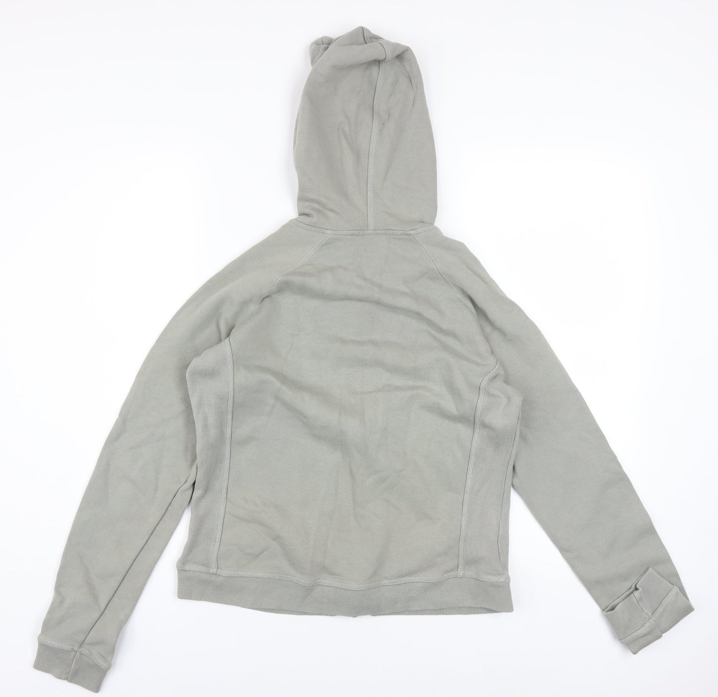 Papaya Womens Grey Full Zip Hoodie Size 14 Cotton Casualwear