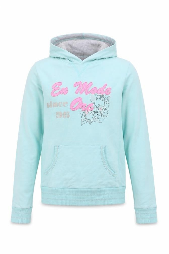 Orchestra Girls Blue Pullover Hoodie Age 12 Cotton Blend With Graphic Print