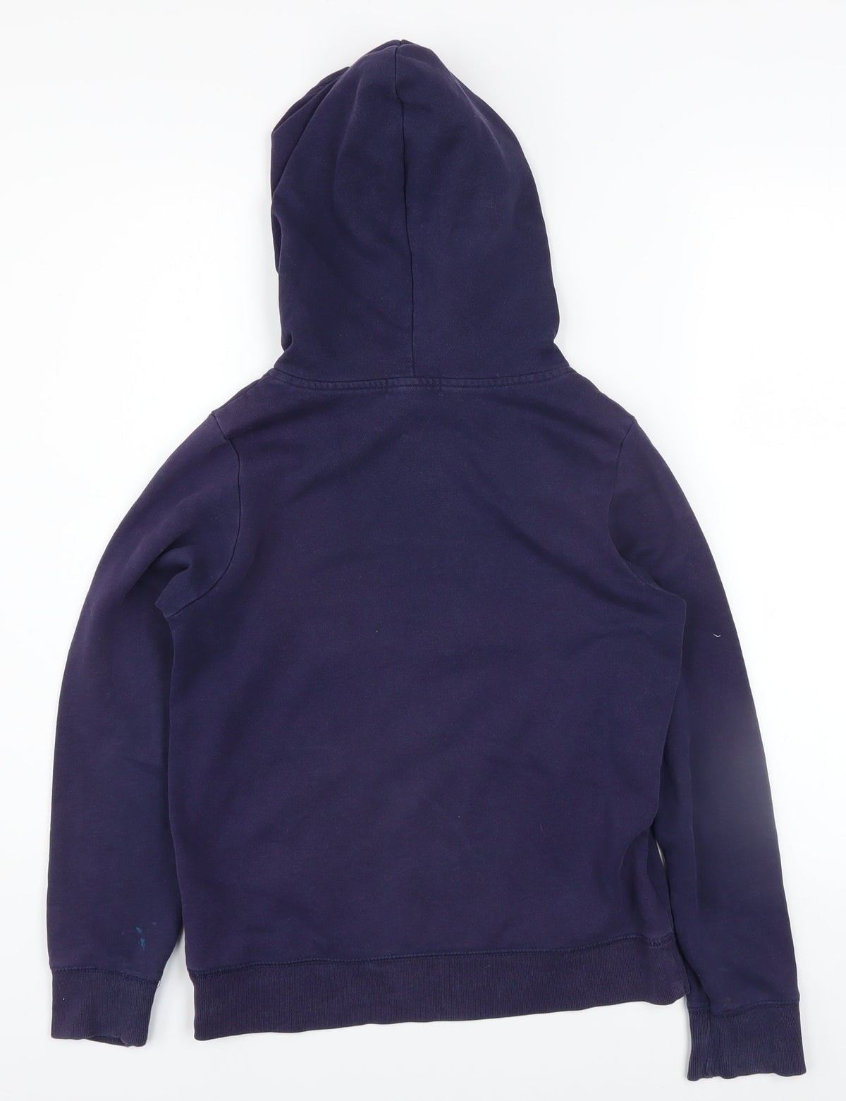 GAP Girls Purple Hoodie 12 Years Pullover Fleece Logo Sweatshirt