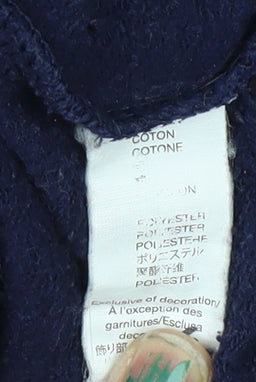 GAP Girls Purple Hoodie 12 Years Pullover Fleece Logo Sweatshirt