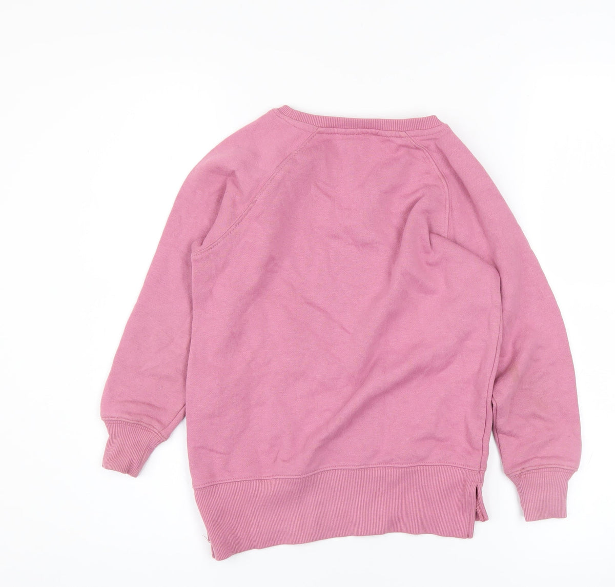 Board Angels Girls Pink Sequin Star Pullover Sweatshirt 7-8 Years