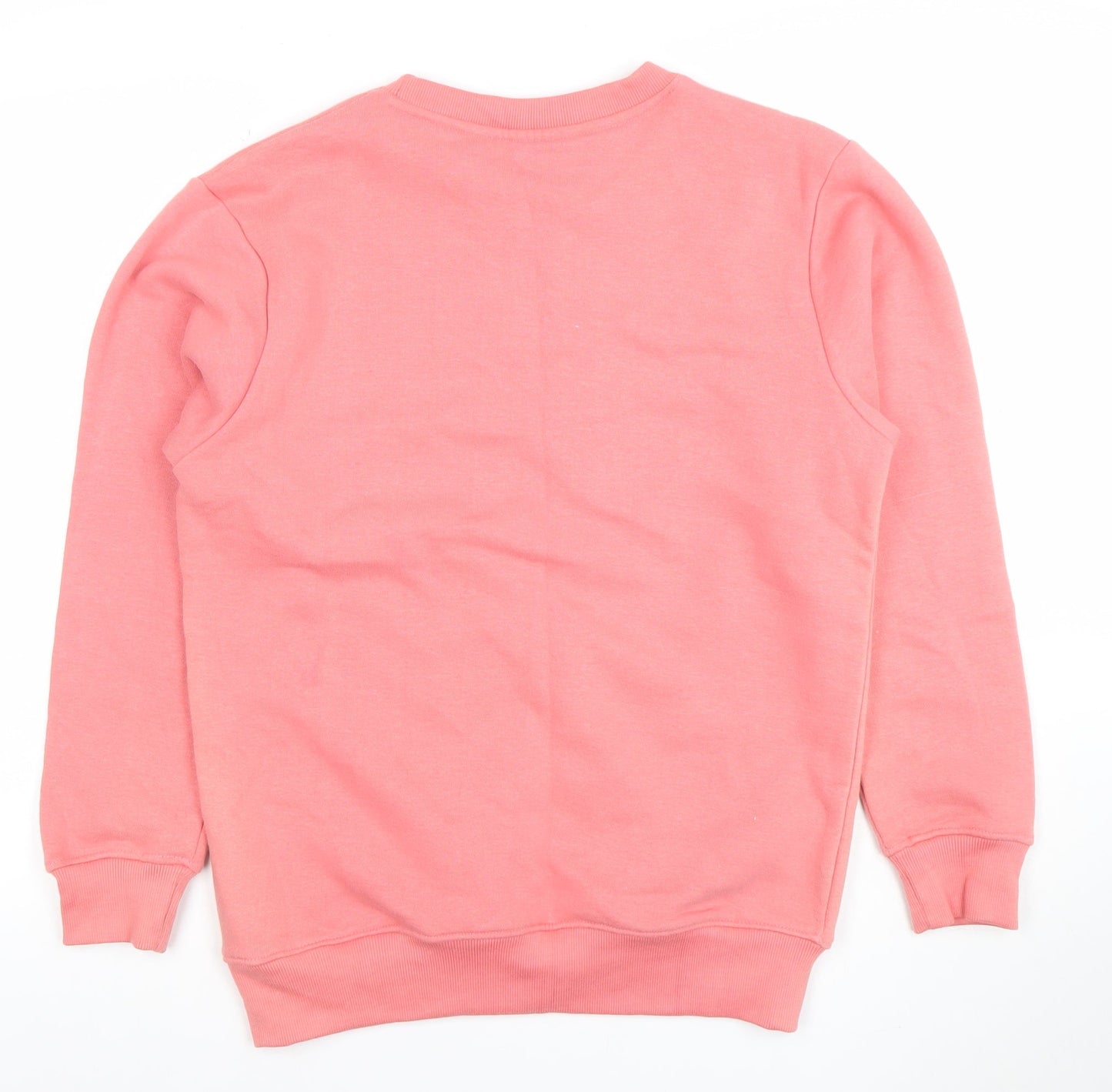 304 Women's Pink Pullover Sweatshirt XS Cotton Blend Casual