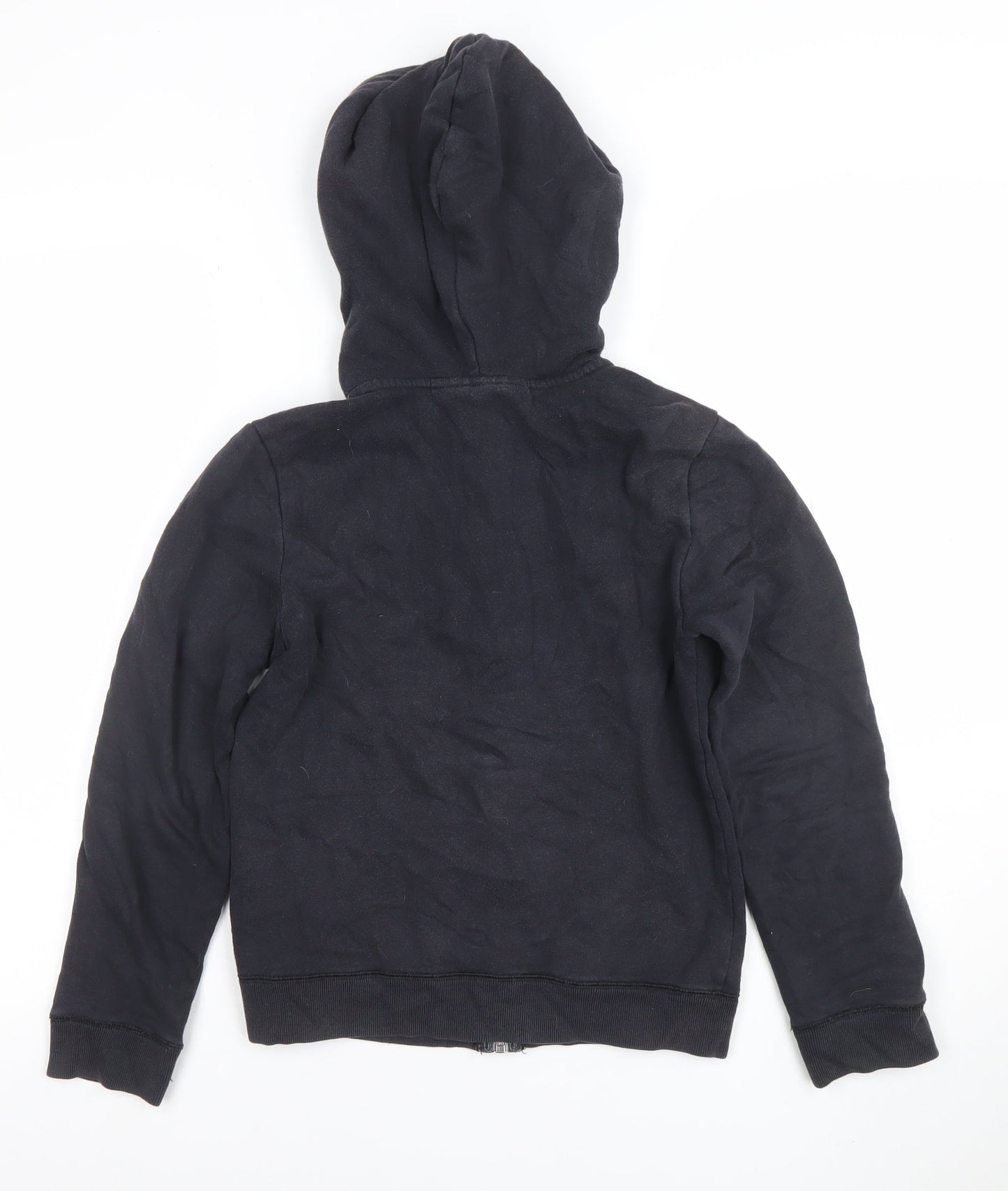 Under Armour Boys Black Full Zip Hoodie YMD Medium Cotton Blend