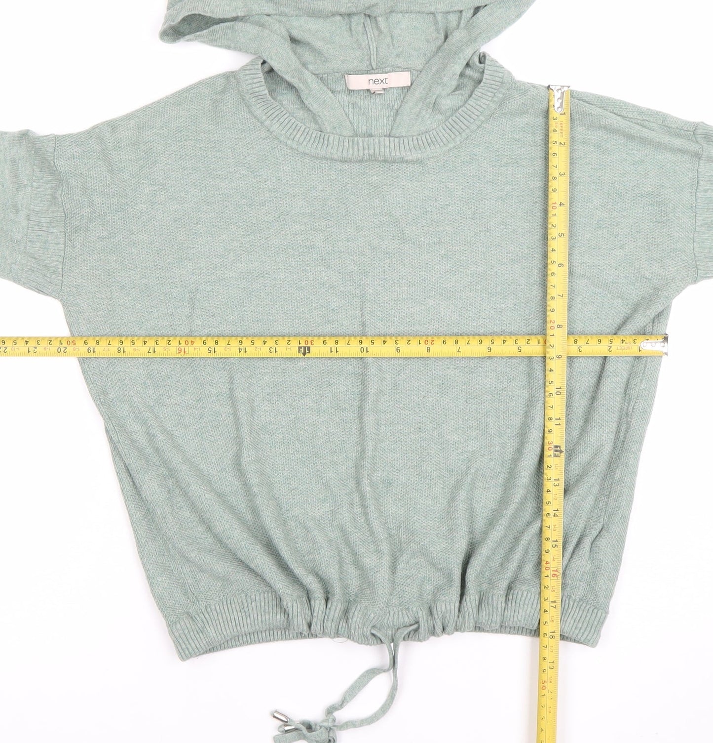Next Women Green Size 10 Hooded Pullover Jumper