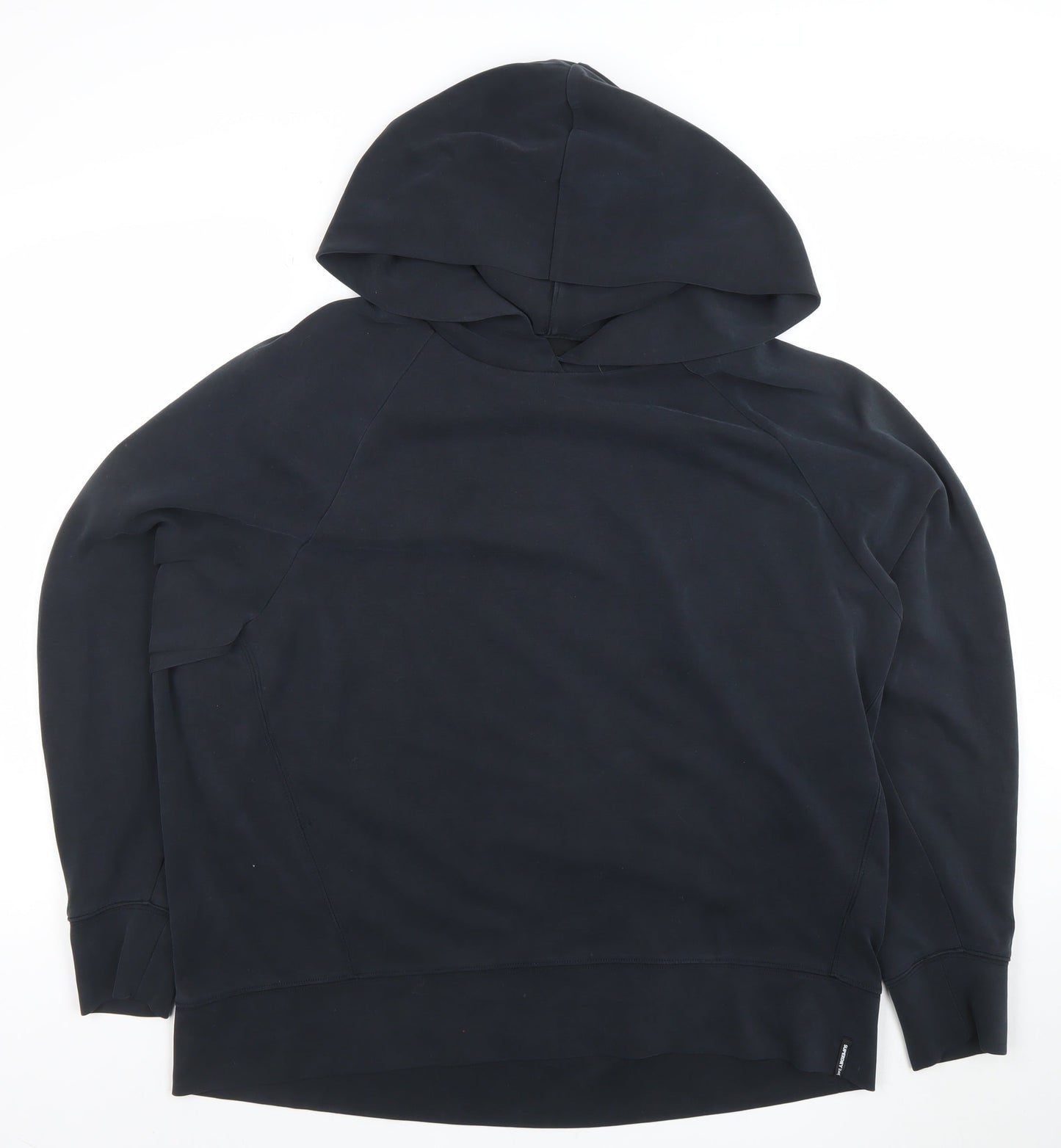Superdry Women's Black Size 12 Pullover Hoodie Sweatshirt