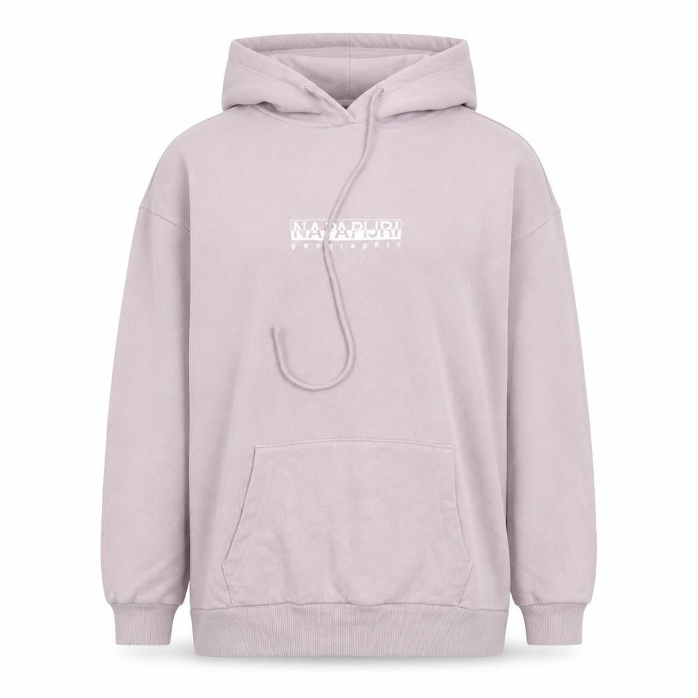 Napapijri Women's Pink Pullover Hoodie Cotton Blend Size S