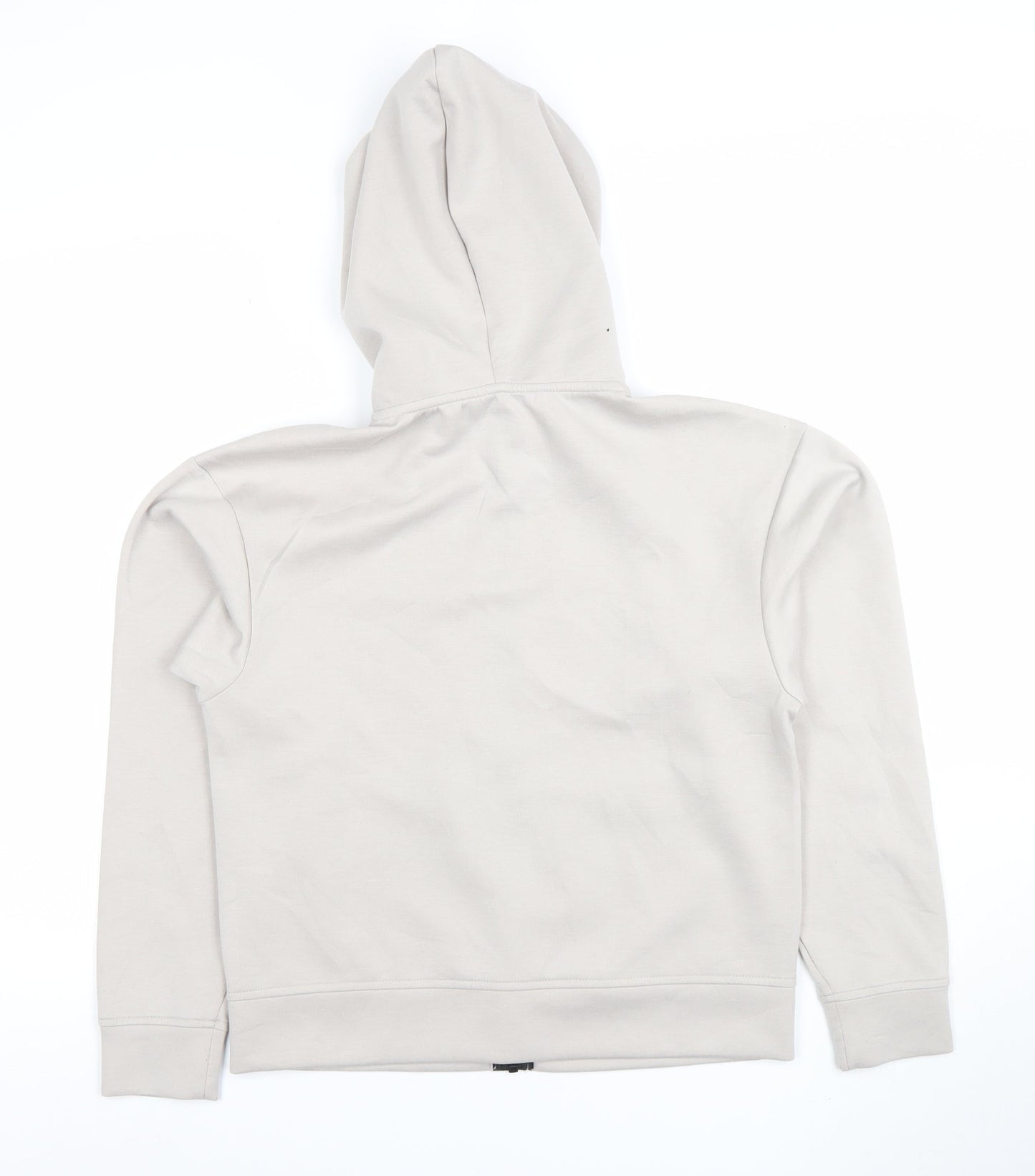 Edition Womens Beige Full Zip Hoodie XS Polyester Blend