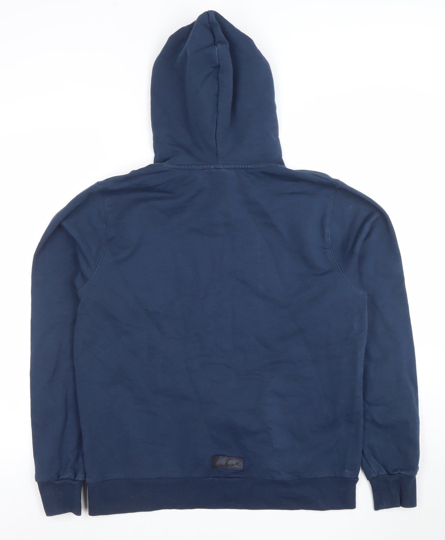 Armani Exchange Men’s Blue Pullover Hoodie Size M Logo Design