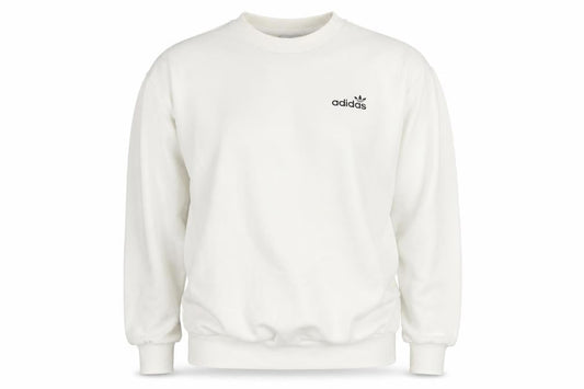 Adidas Women’s Ivory Crew Neck Pullover Sweatshirt XS Relaxed Fit
