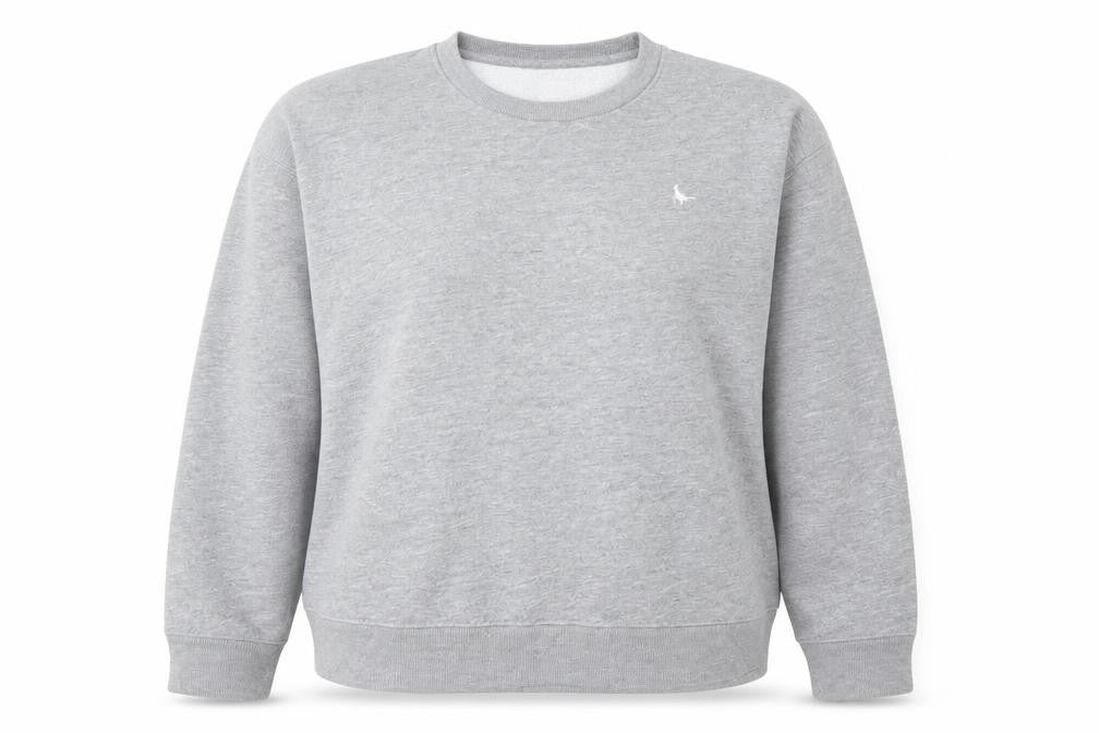 Jack Wills Women's Grey Crew Neck Pullover Sweatshirt UK 12