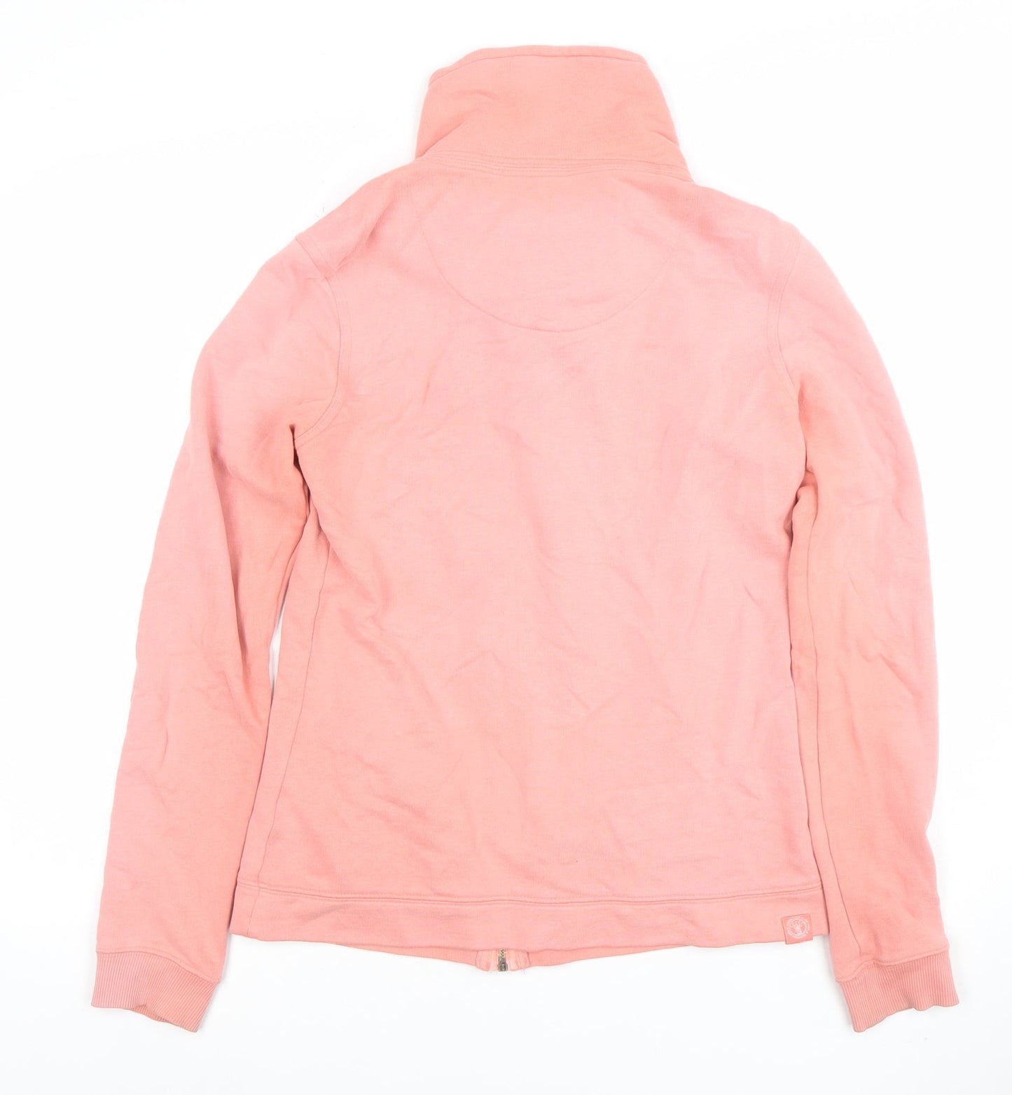 Fat Face Women Pink Size 8 Full Zip Hoodie Sweatshirt Cotton Blend