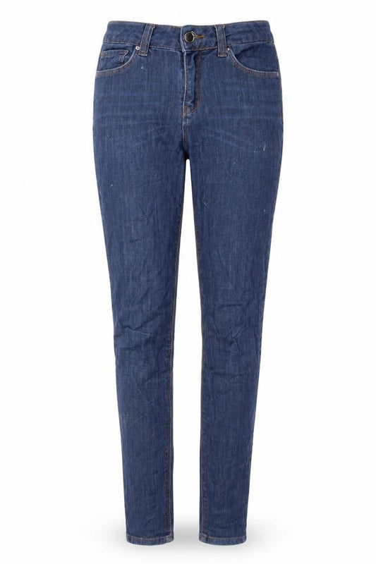 Castro Jeans Women's Blue Slim Fit Stretch Denim Skinny Jeans Size 8