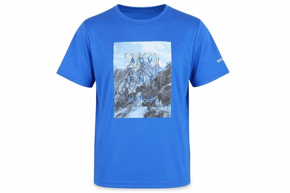 Regatta Boys Blue Adventure Graphic T-Shirt 15-16 Years Lightweight Activewear