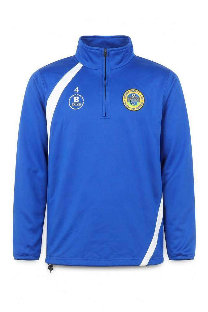 Balon Boys Blue XL 1/4 Zip Football Training Top