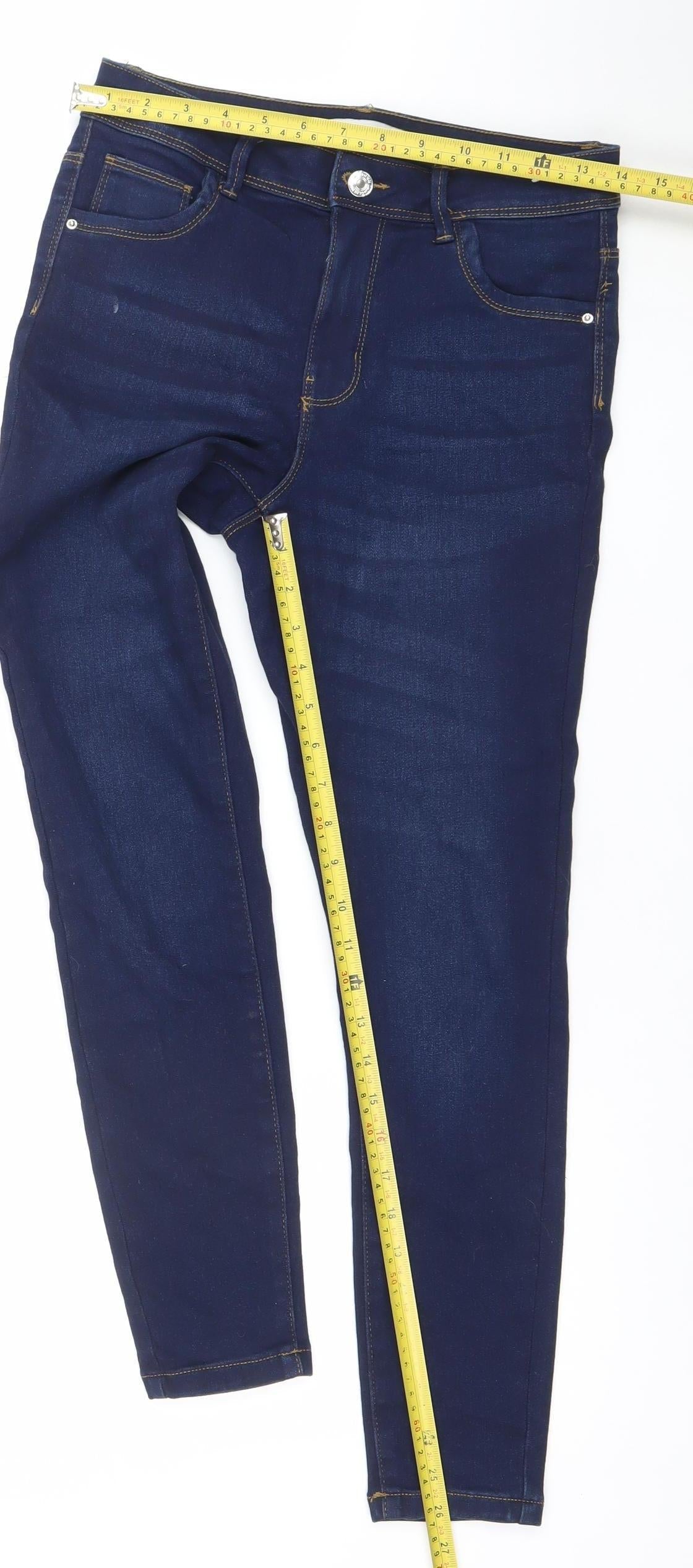 Denim Co. Women’s Blue Skinny Stretch Jeans Size 10