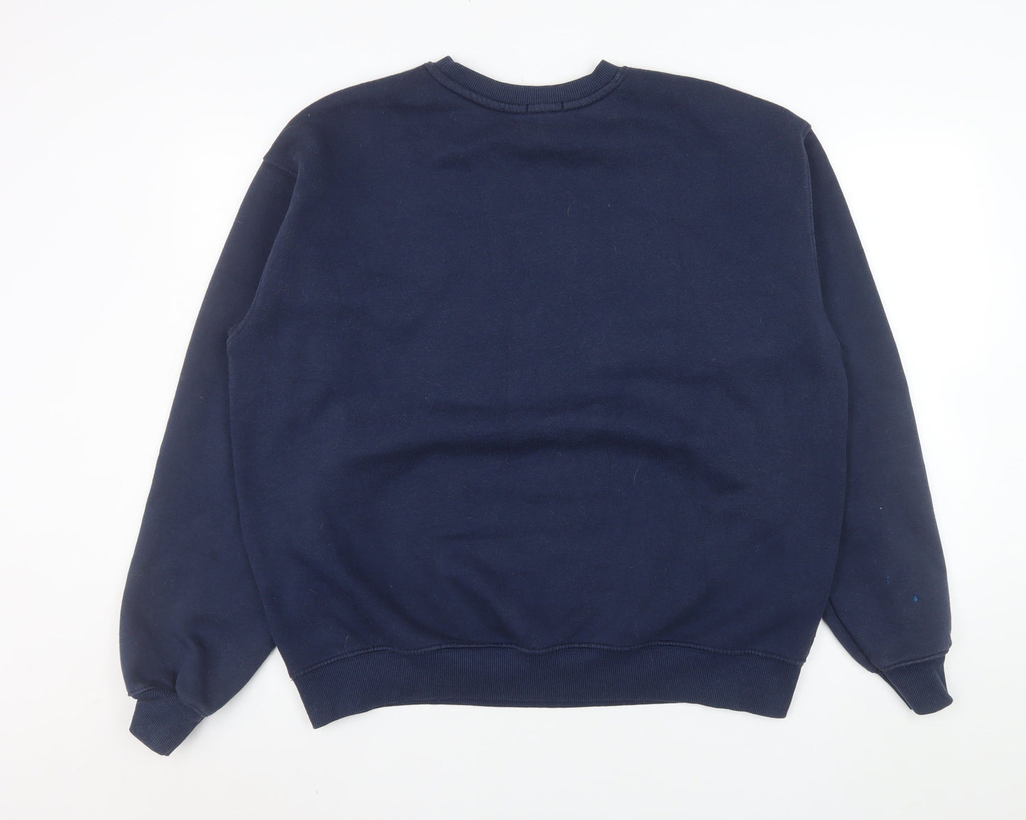 Stradivarius Unisex Blue Paris Graphic Pullover Sweatshirt Size S