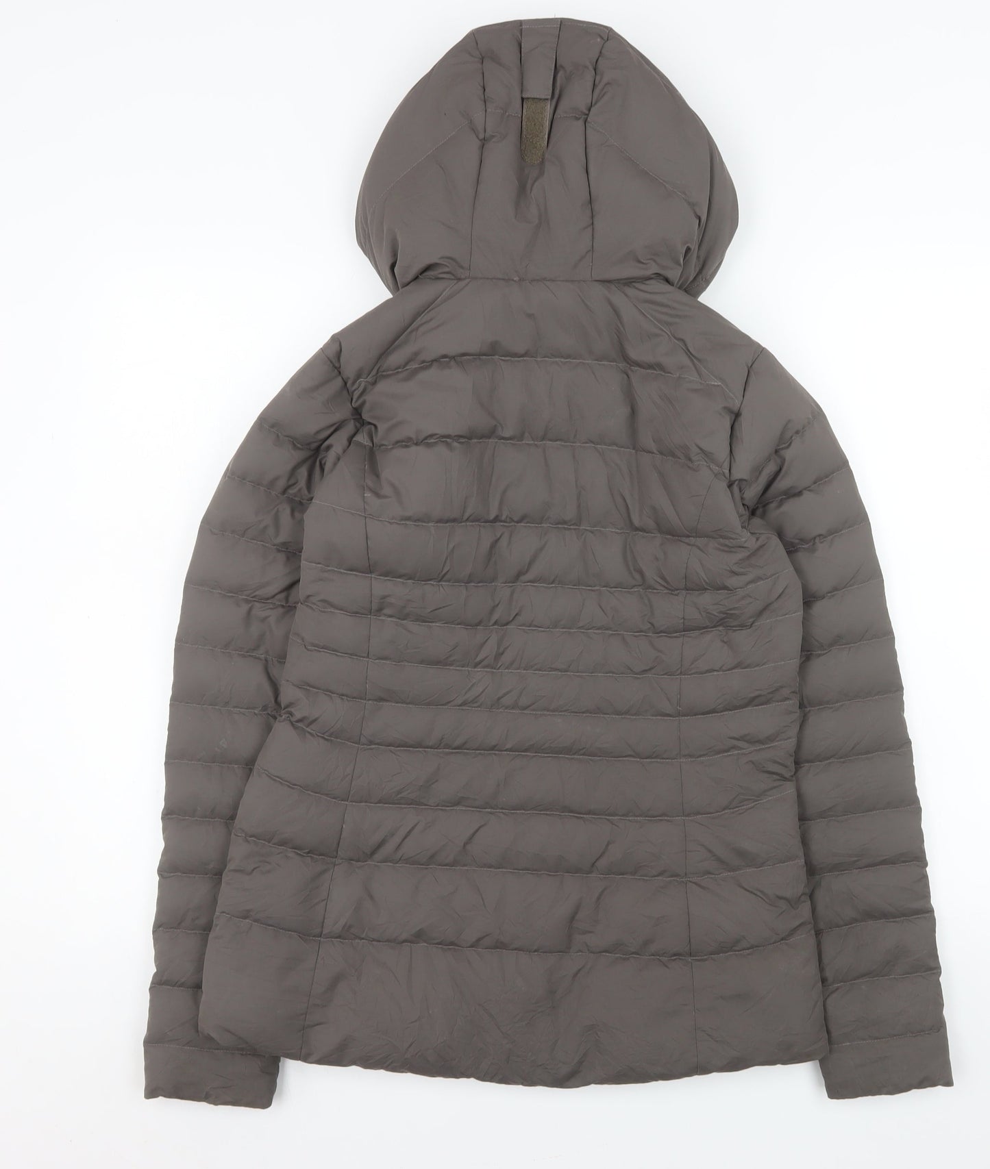 Sprayway Women Brown Puffer Jacket Size 8 Hooded Down Warm Coat