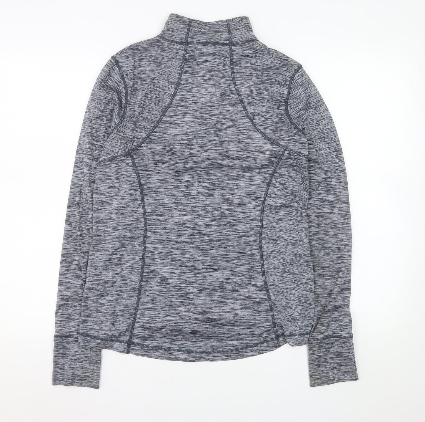 St. Bernard Women's Grey Marl Full Zip Activewear Jacket Size 12