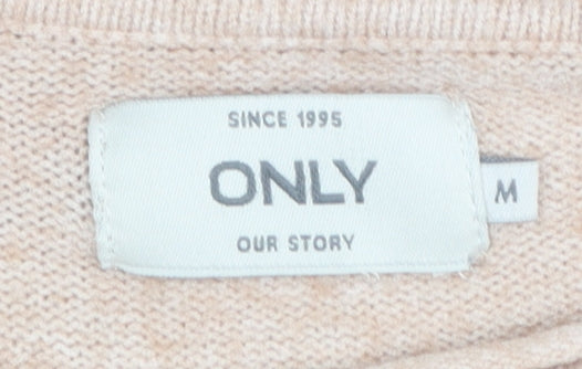 ONLY Womens Multicoloured Striped Pullover Jumper M