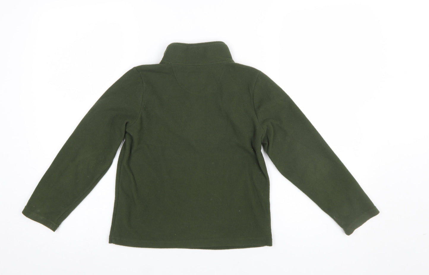 Peter Storm Boys Green Fleece 1/4 Zip Sweatshirt 7-8 Years Outdoor Pullover