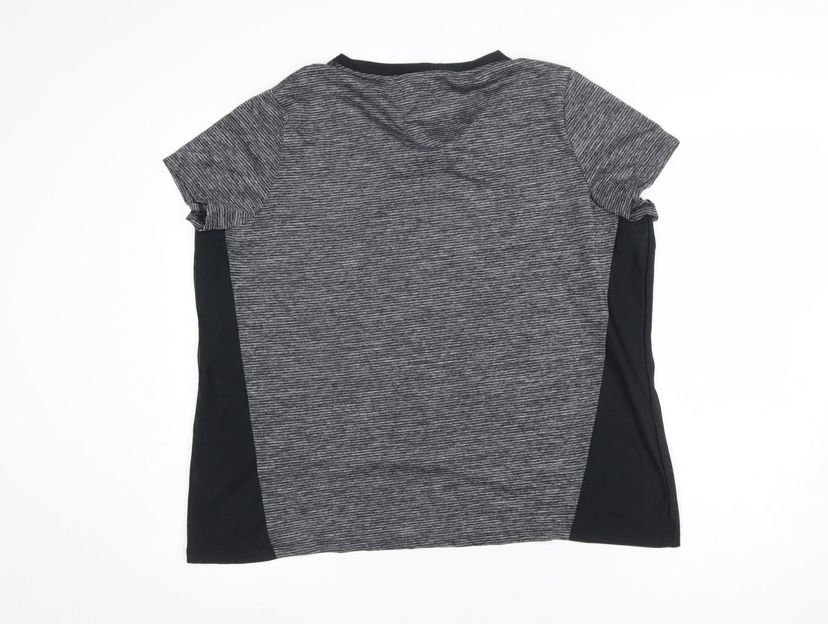 St. Bernard for Dunnes Stores Womens Grey XL Active Fit T-Shirt