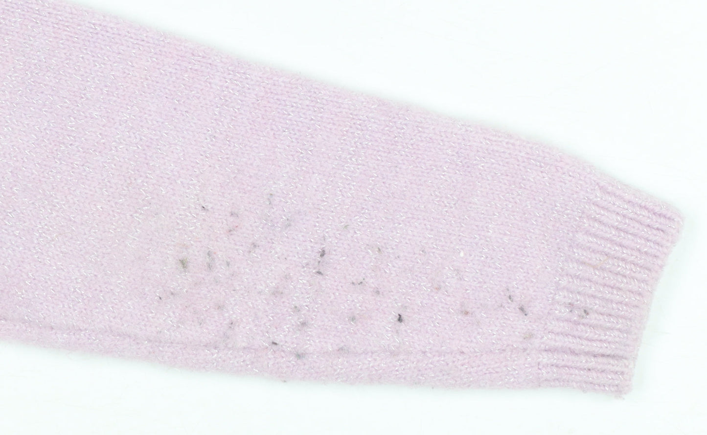 Primark Girls Pink Unicorn Sequin Jumper Dress 6-7 Years Long Sleeve Knit