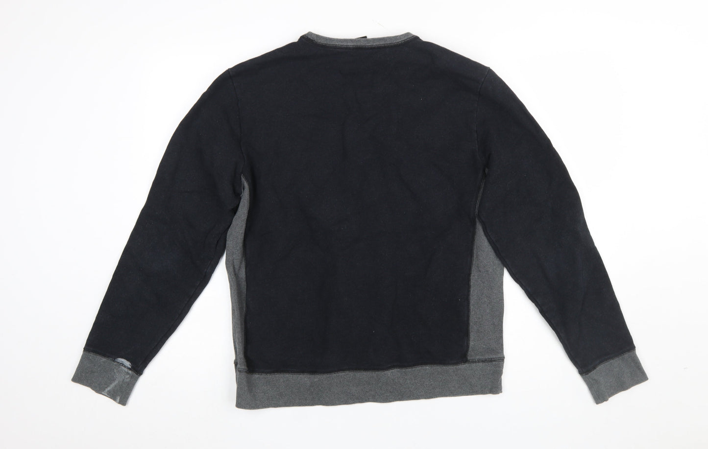 Victorinox Men's Black Crew Neck Pullover Sweatshirt Size L Slim Fit