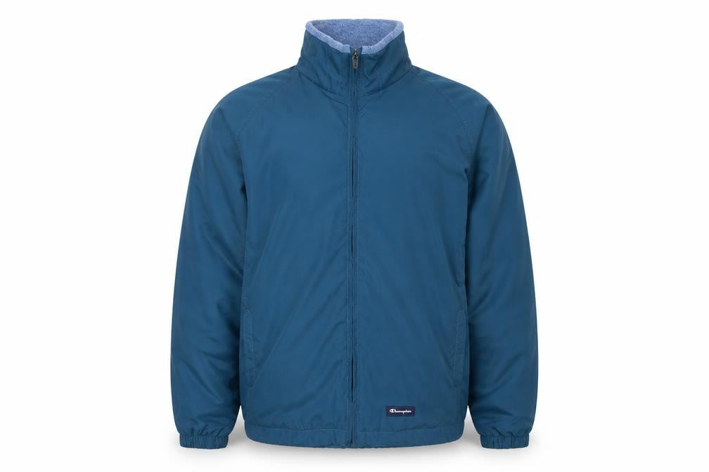 Champion Men Blue M Basic Full Zip Polyester Jacket