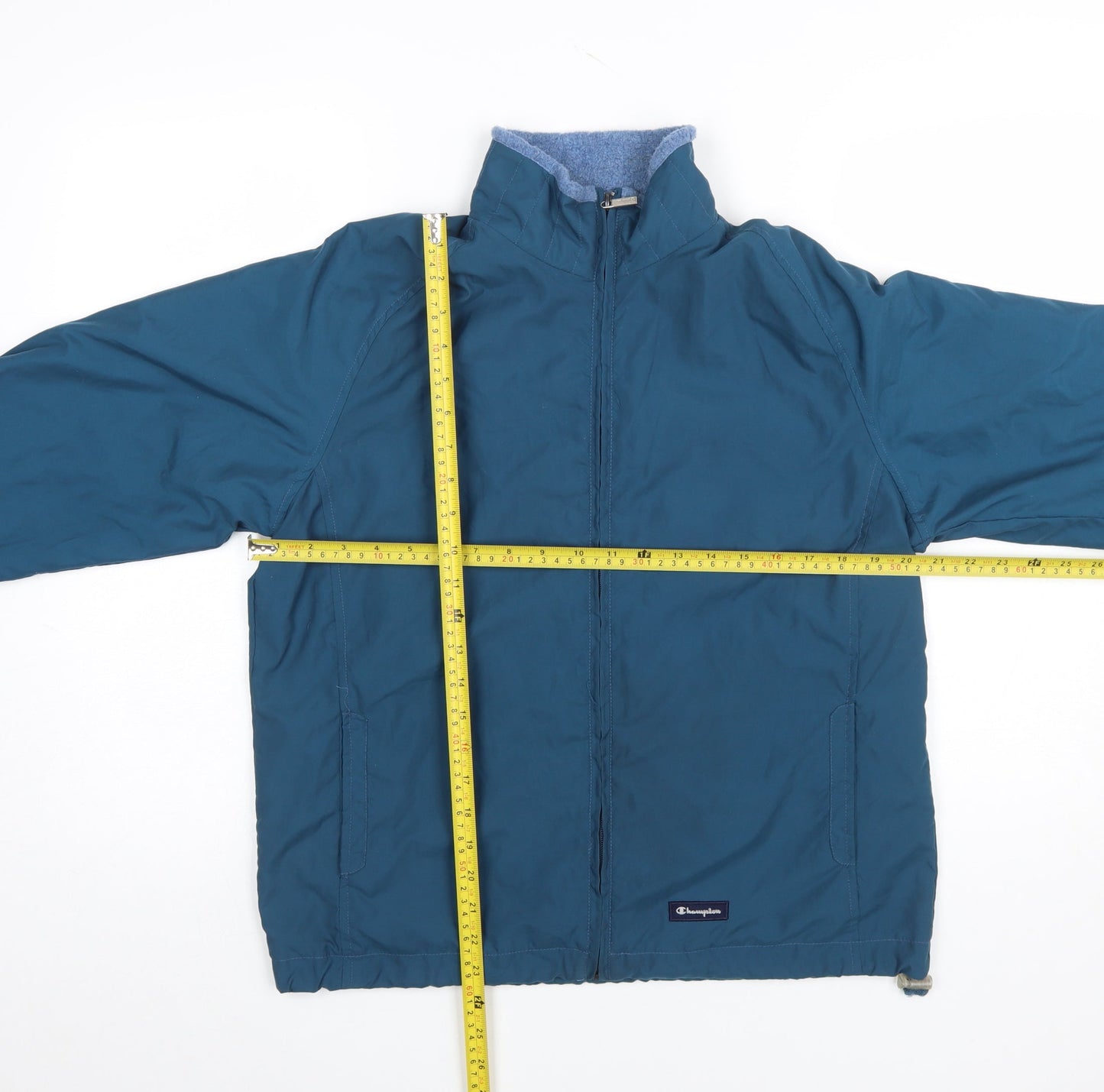 Champion Men Blue M Basic Full Zip Polyester Jacket