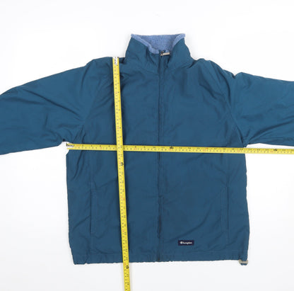 Champion Men Blue M Basic Full Zip Polyester Jacket