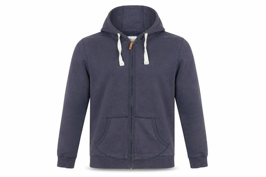 FatFace Men's Blue Full Zip Hoodie Size M Cotton Blend