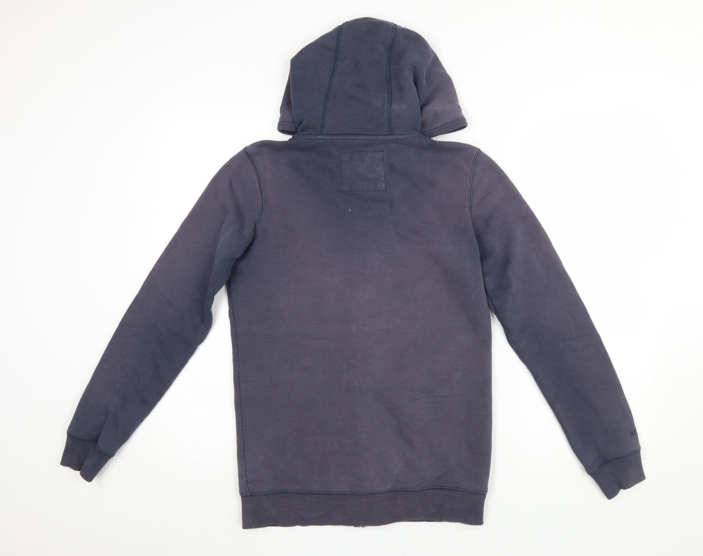 Fat Face Men's Blue Full Zip Hoodie Size M Cotton Blend