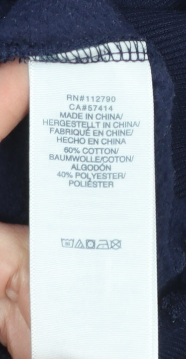 True Religion Mens Blue Crew Neck Cotton Sweatshirt Size S