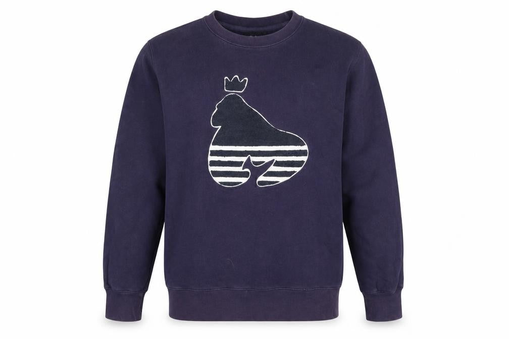 Money Mens Purple Sweatshirt M Crew Neck Graphic Pullover