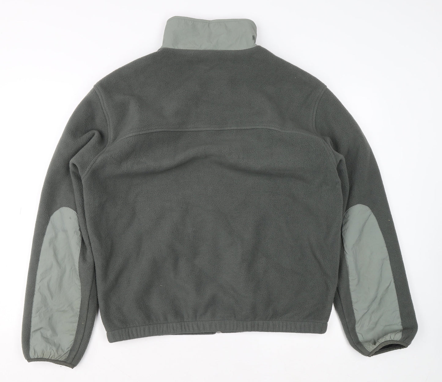 TEMP Men's Grey Fleece Full Zip Jacket Size M Outdoor Casual