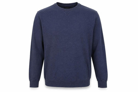 Massimo Dutti Men's Blue Casual Fit Long Sleeve Crew Neck Sweatshirt Size L