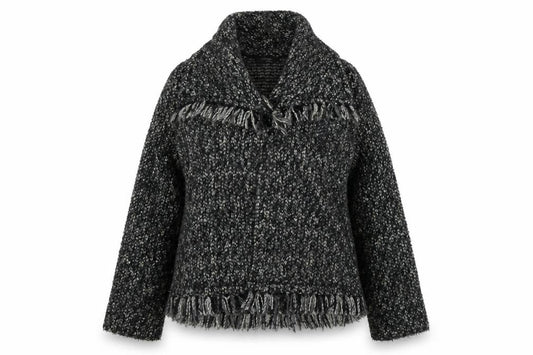 George Women’s Black Collared Chunky-Knit Pullover Jumper UK 14