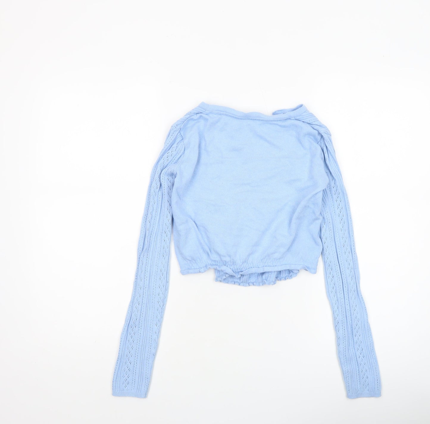 Urban Outfitters Women Blue XS Knit Button Cardigan