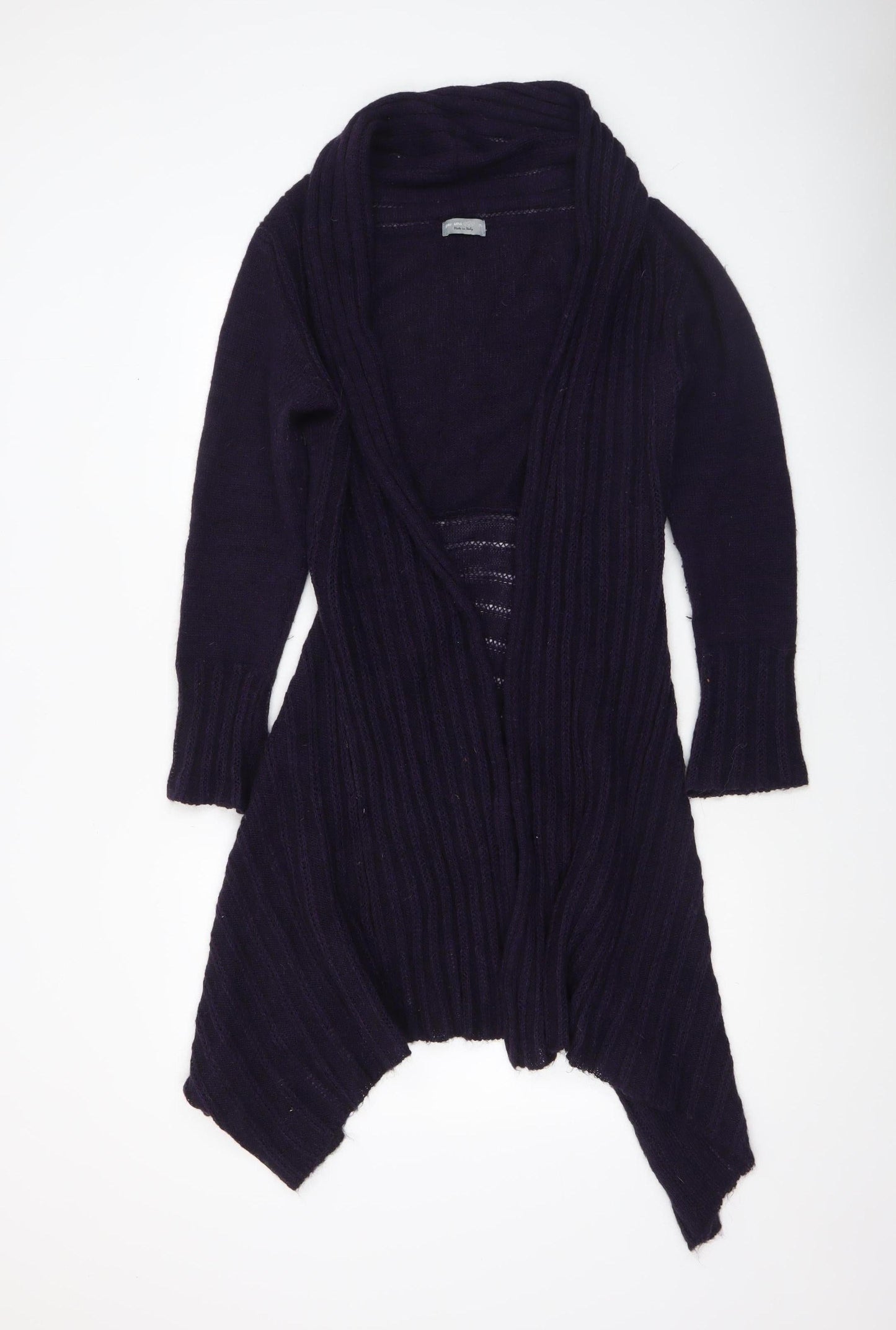 Marks and Spencer Women’s Purple Wool Blend Open Cardigan M