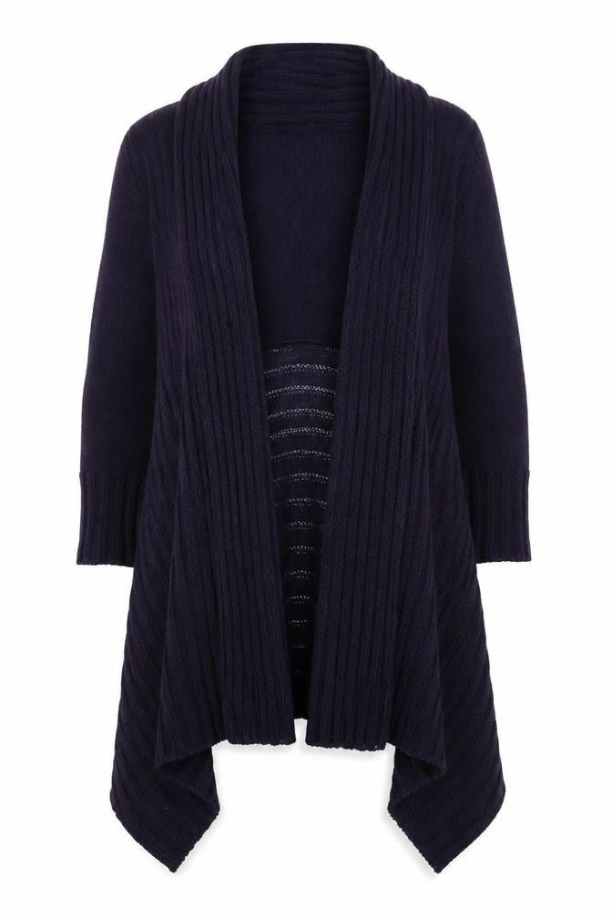 Marks & Spencer Women’s Purple Wool Blend Open Cardigan M