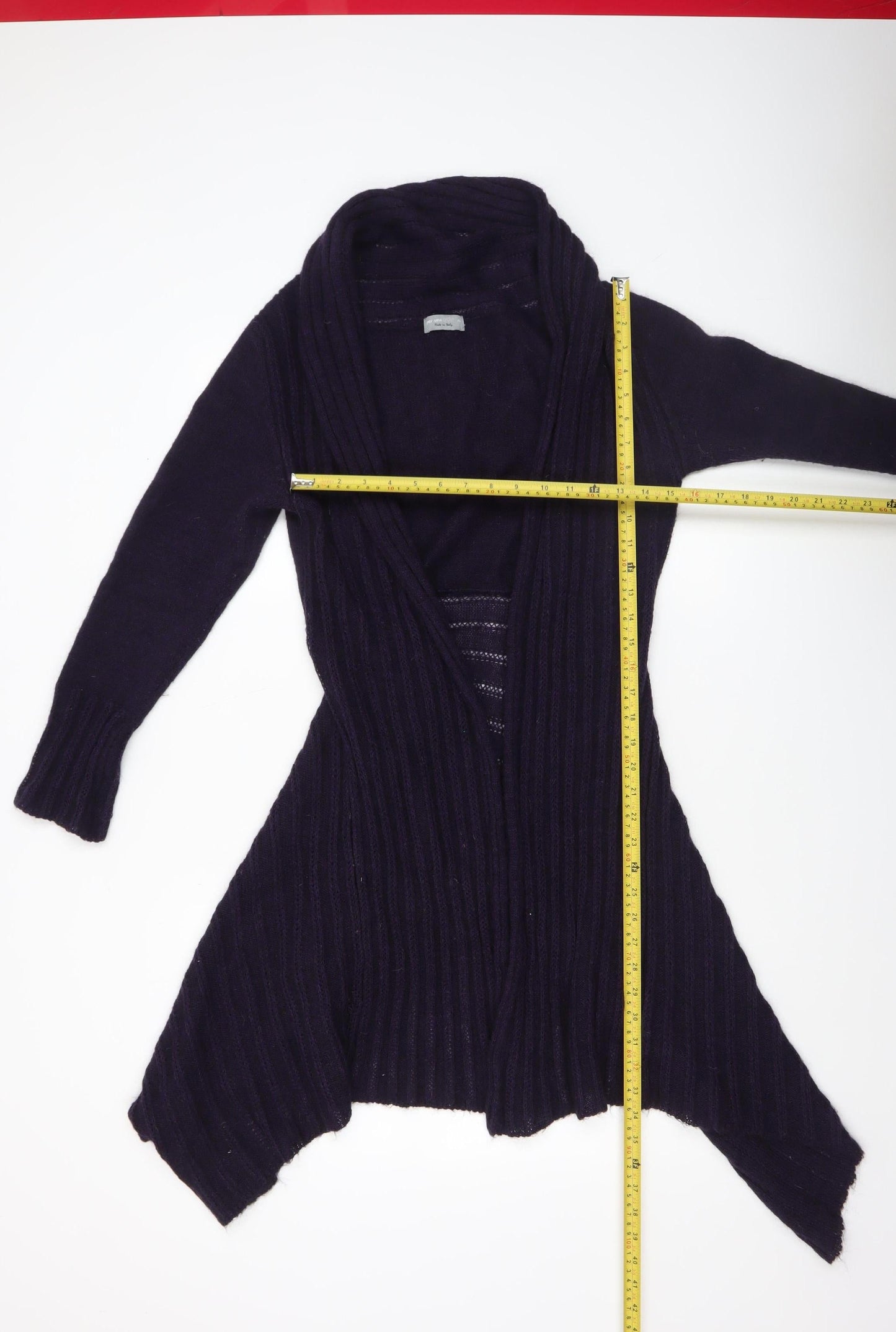 Marks and Spencer Women’s Purple Wool Blend Open Cardigan M