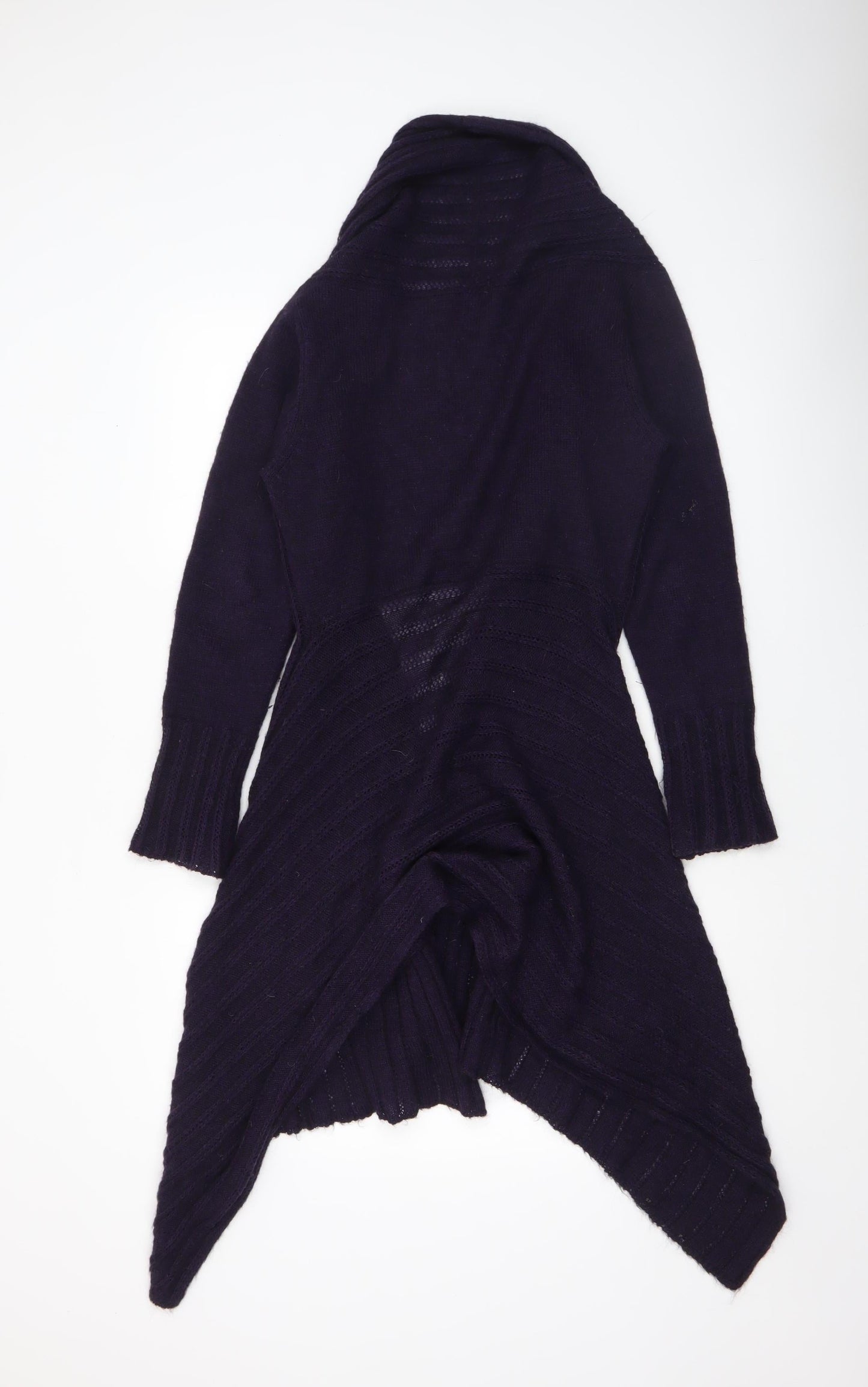 Marks and Spencer Women’s Purple Wool Blend Open Cardigan M