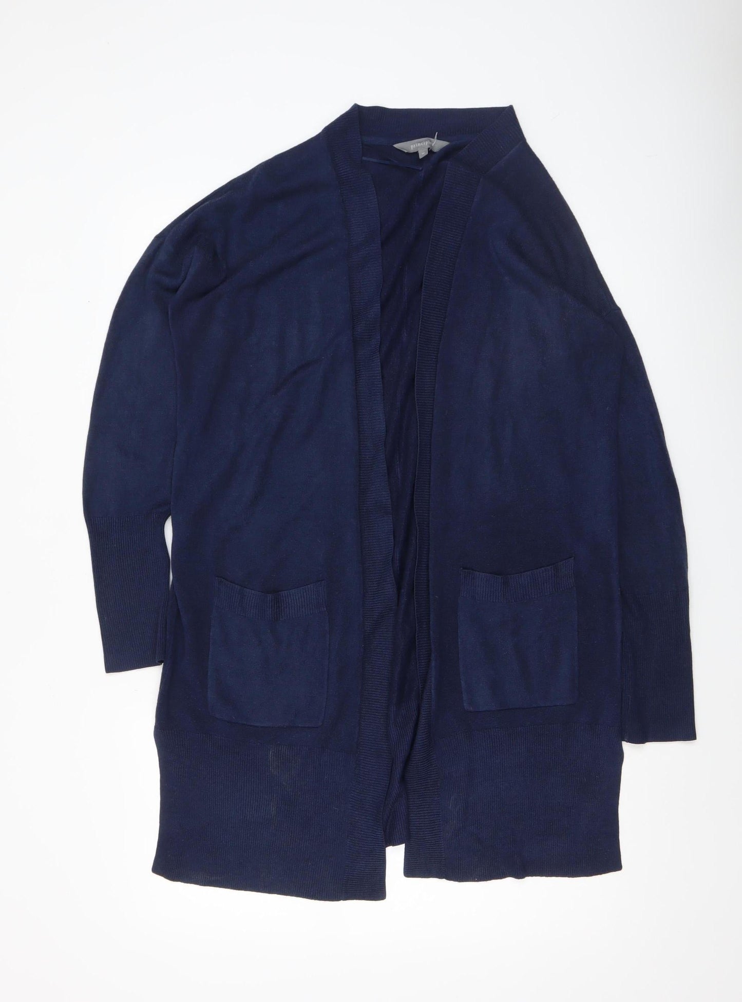 Principles Women’s Blue Long Sleeve Open Cardigan Size 14